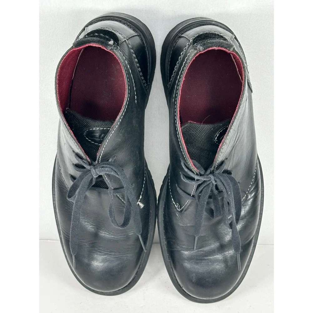 Clarks Roar Black Leather Chukka Boots Lace Up Ankle Lug Sole 82490 Sz 9